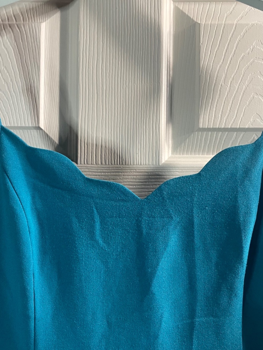 Market & Spruce Stitch Fix Teal Dress L - Picture 2 of 8